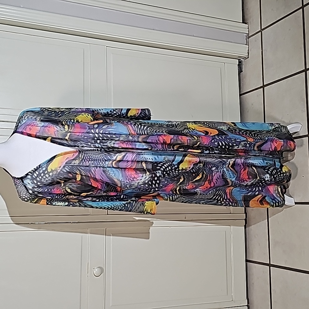 Women’s L&B Duster Kimono Multi-Color Size L